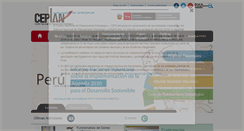 Desktop Screenshot of ceplan.gob.pe